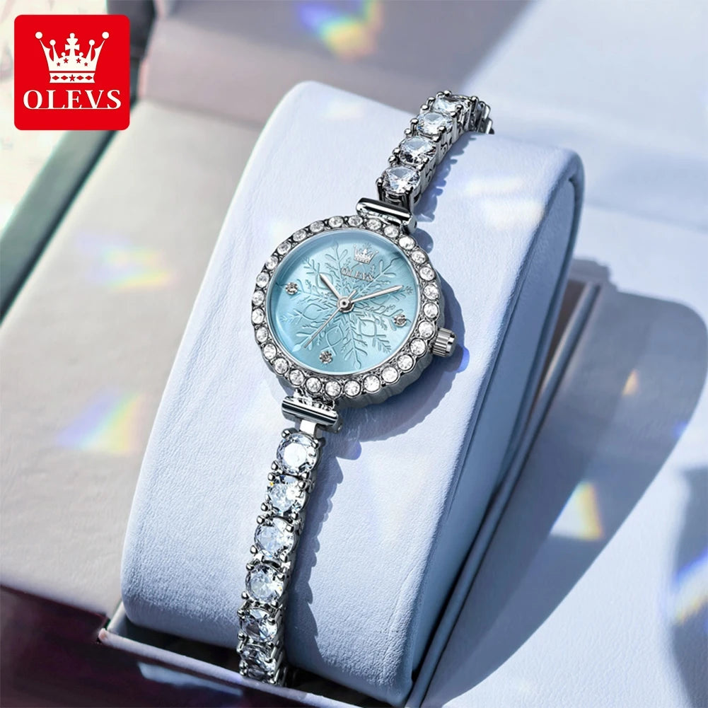 Full Diamond Steel-Strap Watch