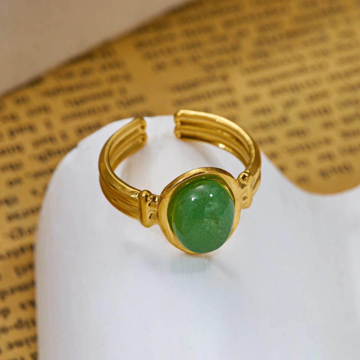 Vintage Sunburst Ring Set (6pcs)