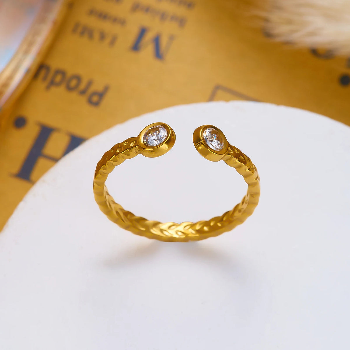 Vintage Sunburst Ring Set (6pcs)
