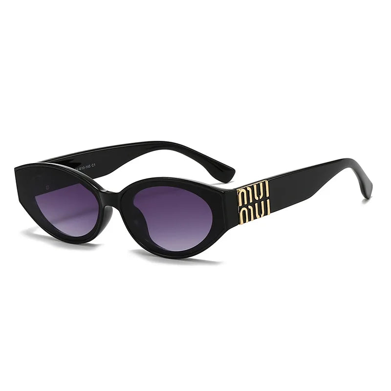 Minimalist Oval Sunglasses