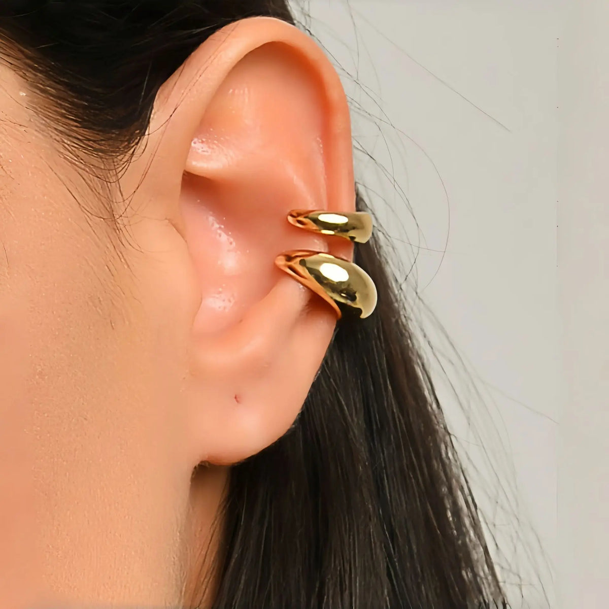 No-Piercing Gold Ear Cuffs