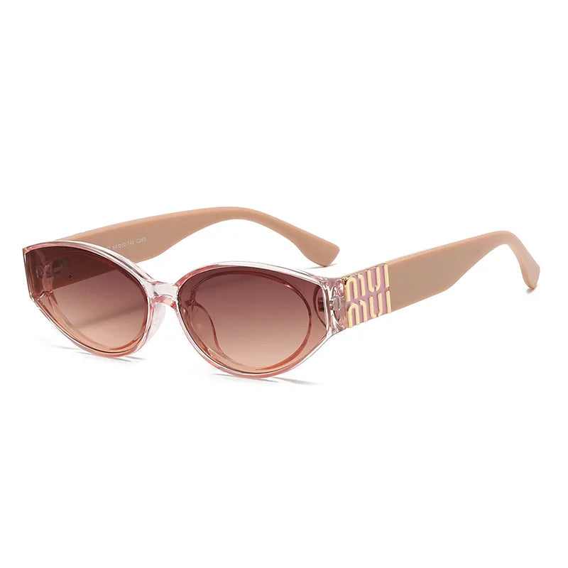 Minimalist Oval Sunglasses