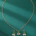 Cherry Blossom Necklace & Earring Set