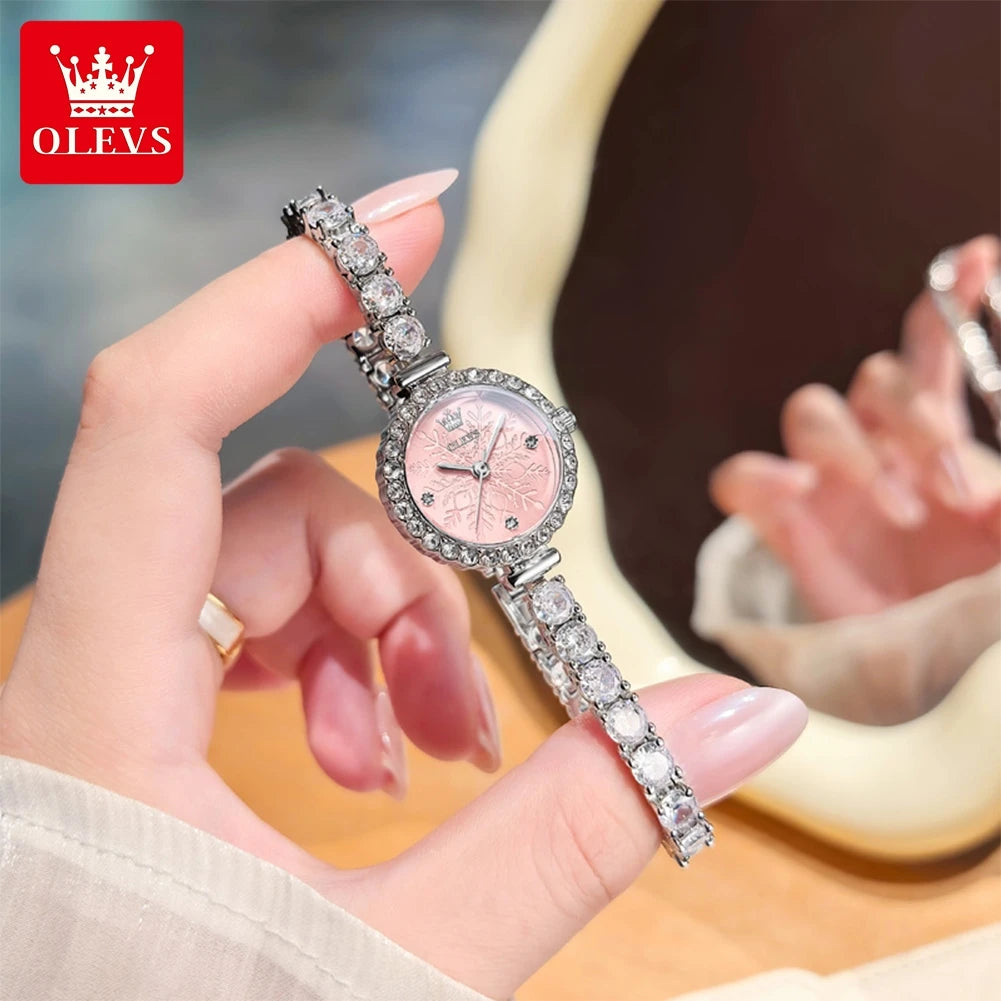 Full Diamond Steel-Strap Watch
