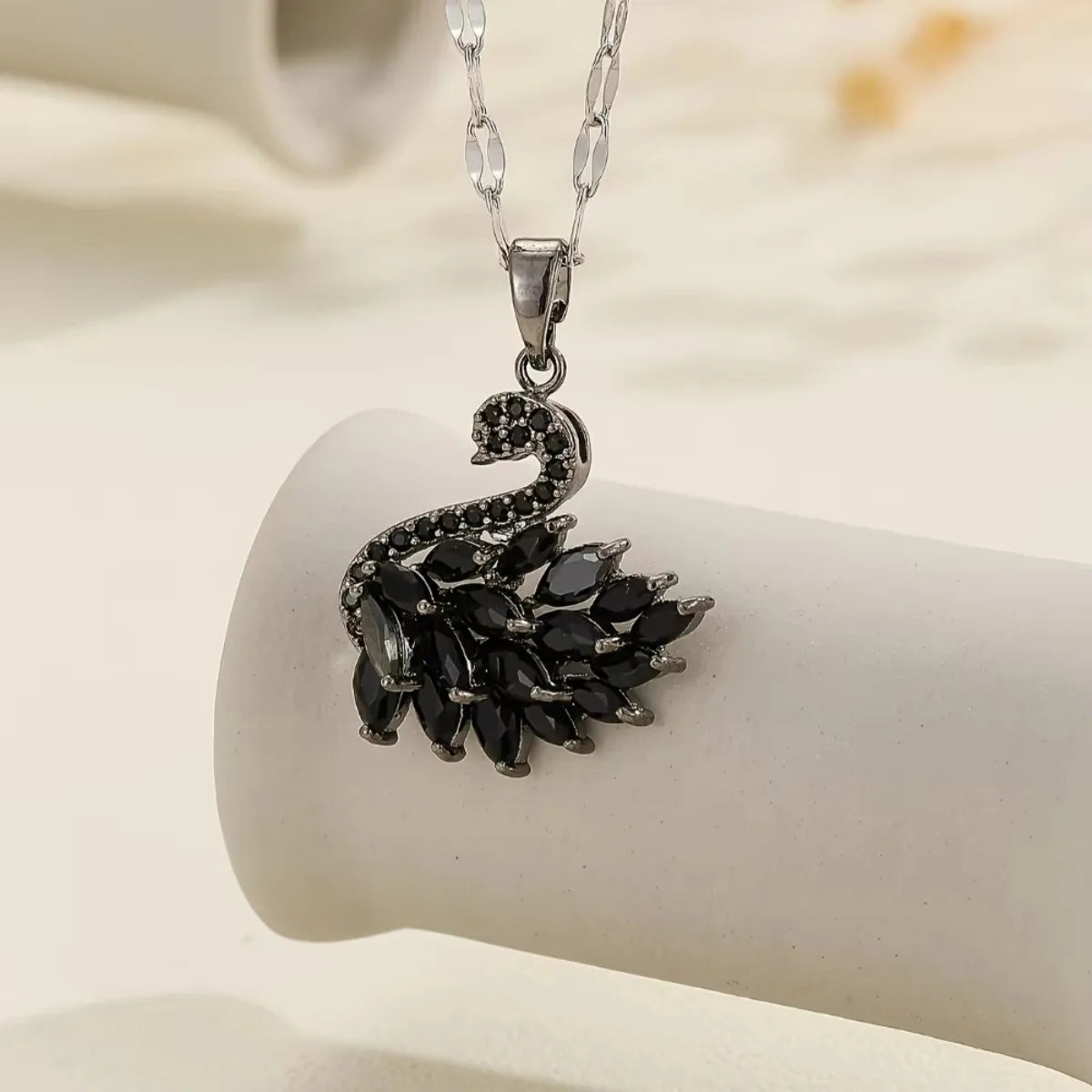 Swan Pendant Necklace