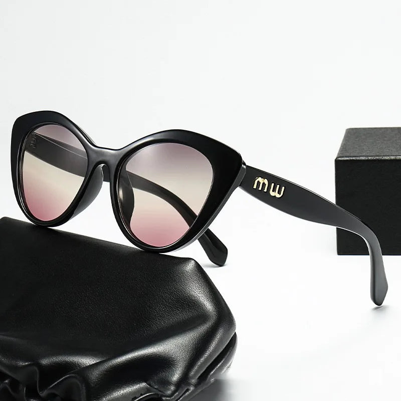 Oval Metal-Frame Sunglasses