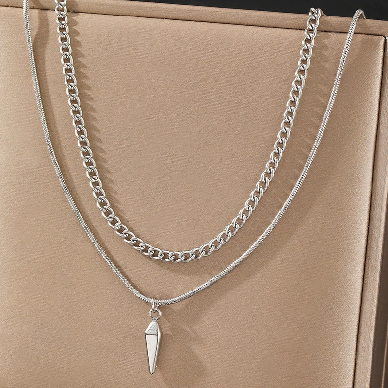 Heart Tassel Y-Necklace