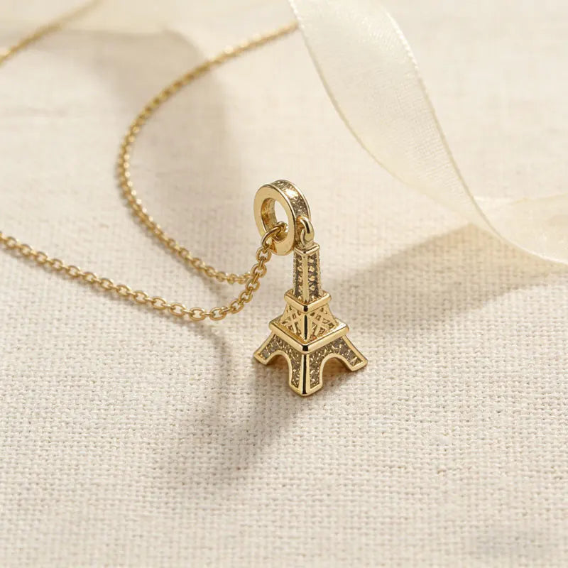 Eiffel Tower Pendant Necklace