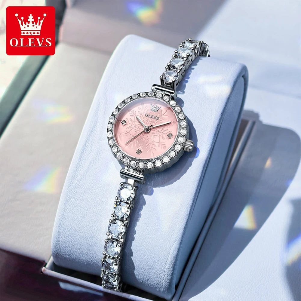 Full Diamond Steel-Strap Watch