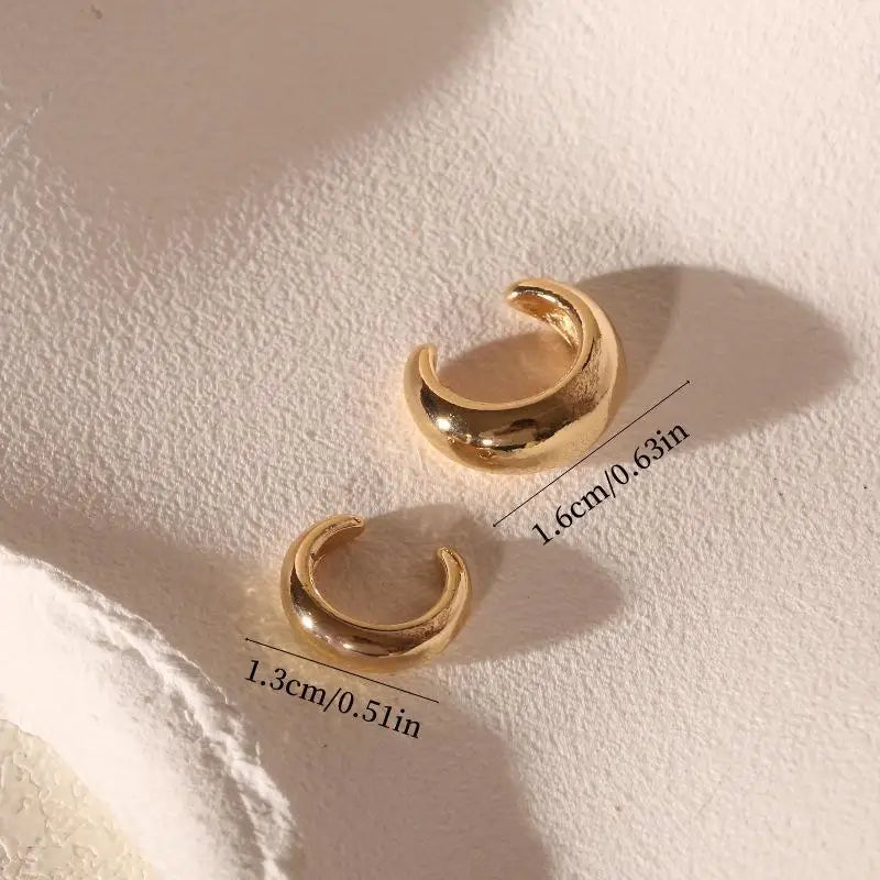 No-Piercing Gold Ear Cuffs