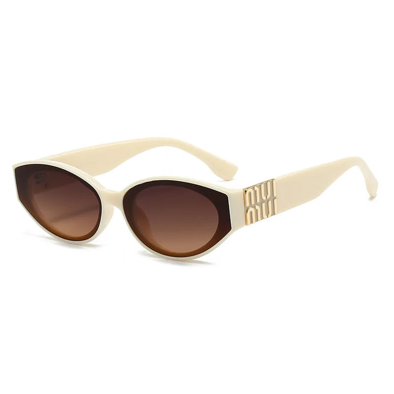 Minimalist Oval Sunglasses