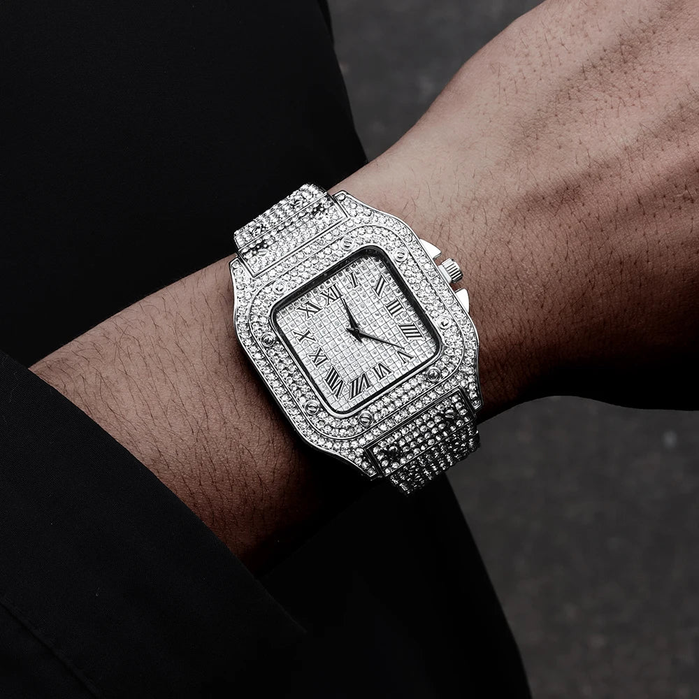 Iced Out Diamond Watch