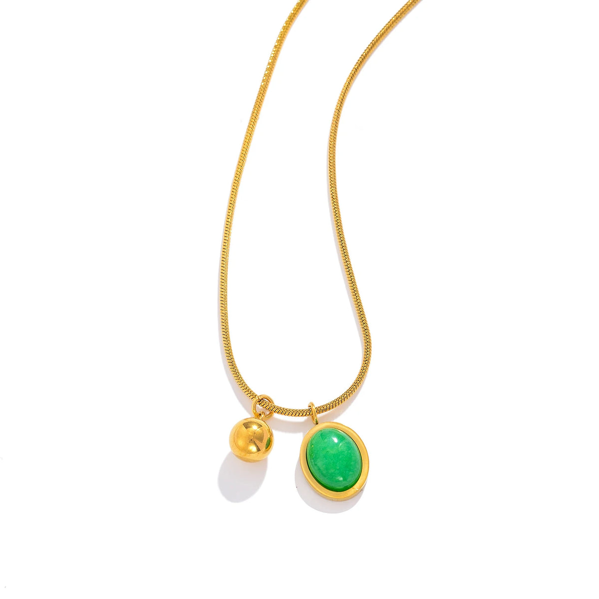 Tiger's Eye Stone Pendant Necklace