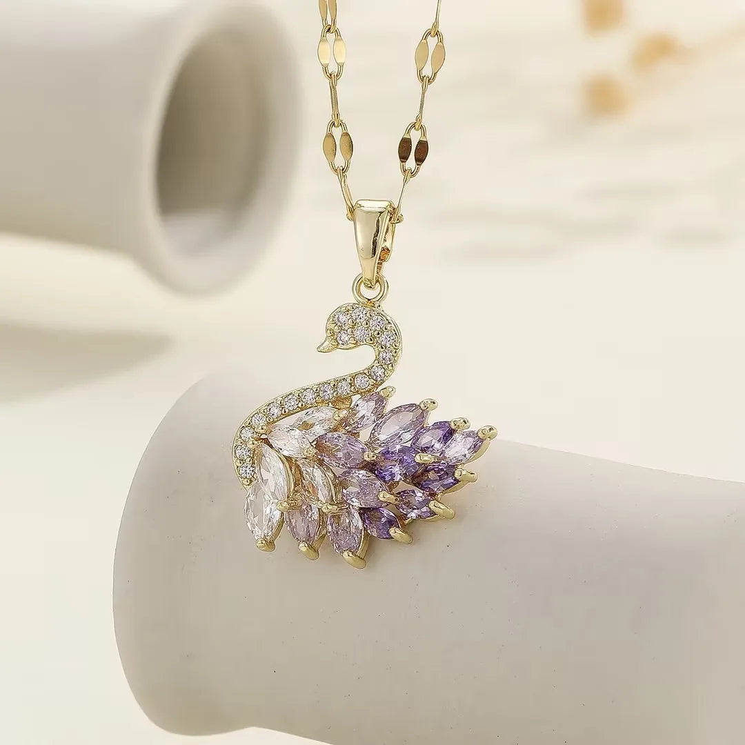 Swan Pendant Necklace