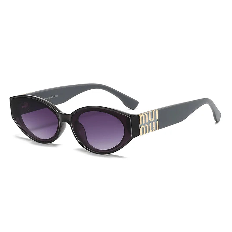 Minimalist Oval Sunglasses