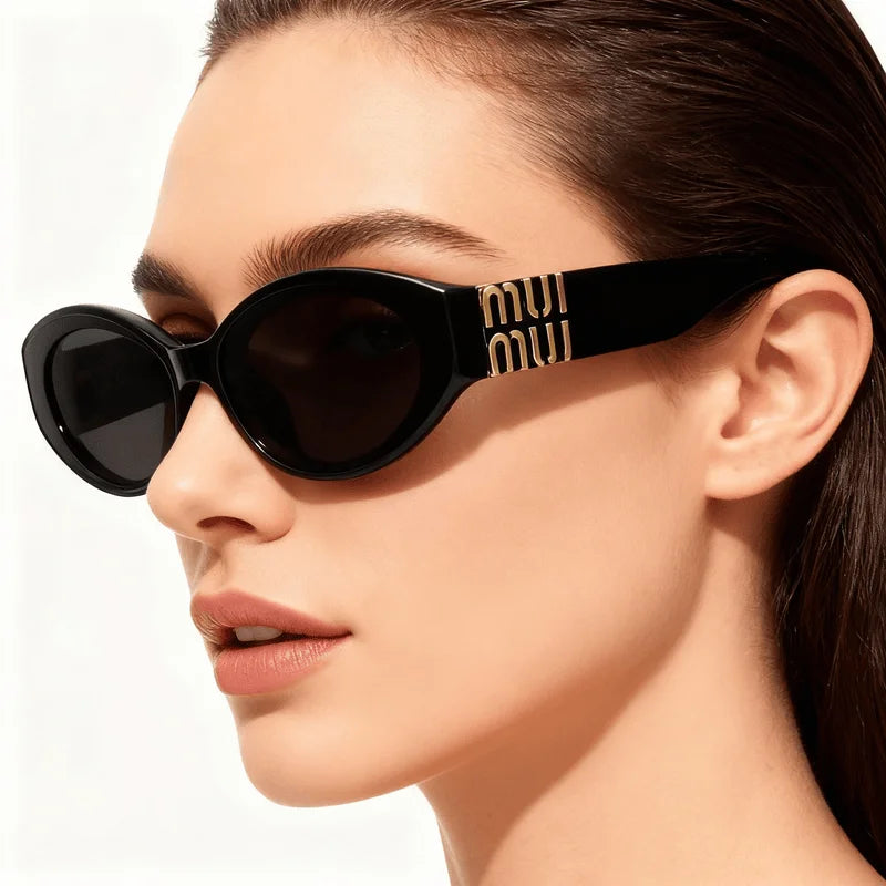 Minimalist Oval Sunglasses
