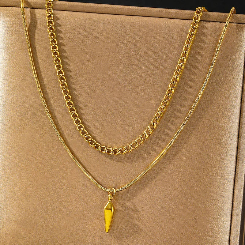 Heart Tassel Y-Necklace