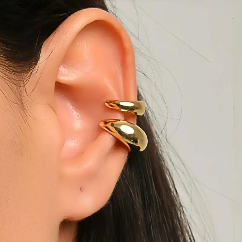 No-Piercing Gold Ear Cuffs